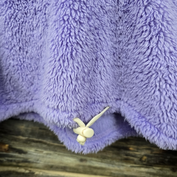 Urban Outfitters Purple Fuzzy Cropped Hoodie - Picture 3 of 7